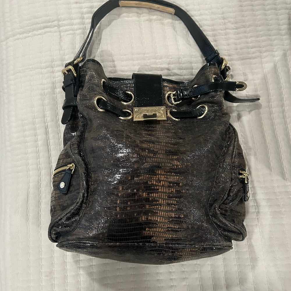 Jimmy Cho Snake Skin Purse